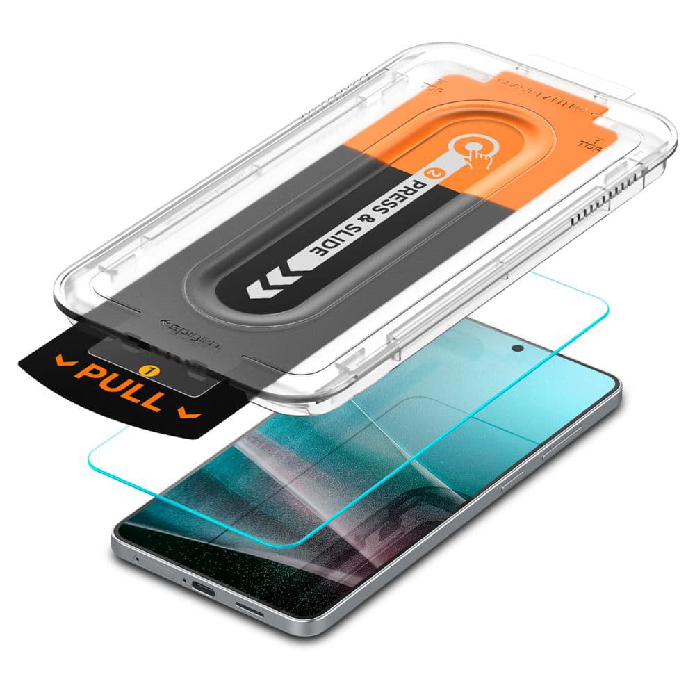 Spigen Glas.tR EZ-FIT Pro Samsung Galaxy S25 Edge průhledný - náhled 2