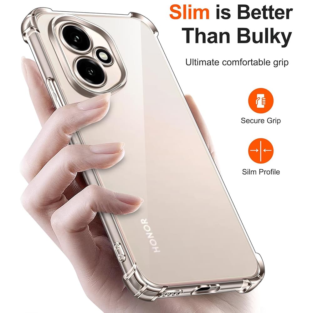 Techsuit Shockproof průhledný silikon Honor 400 průhledný - náhled 2