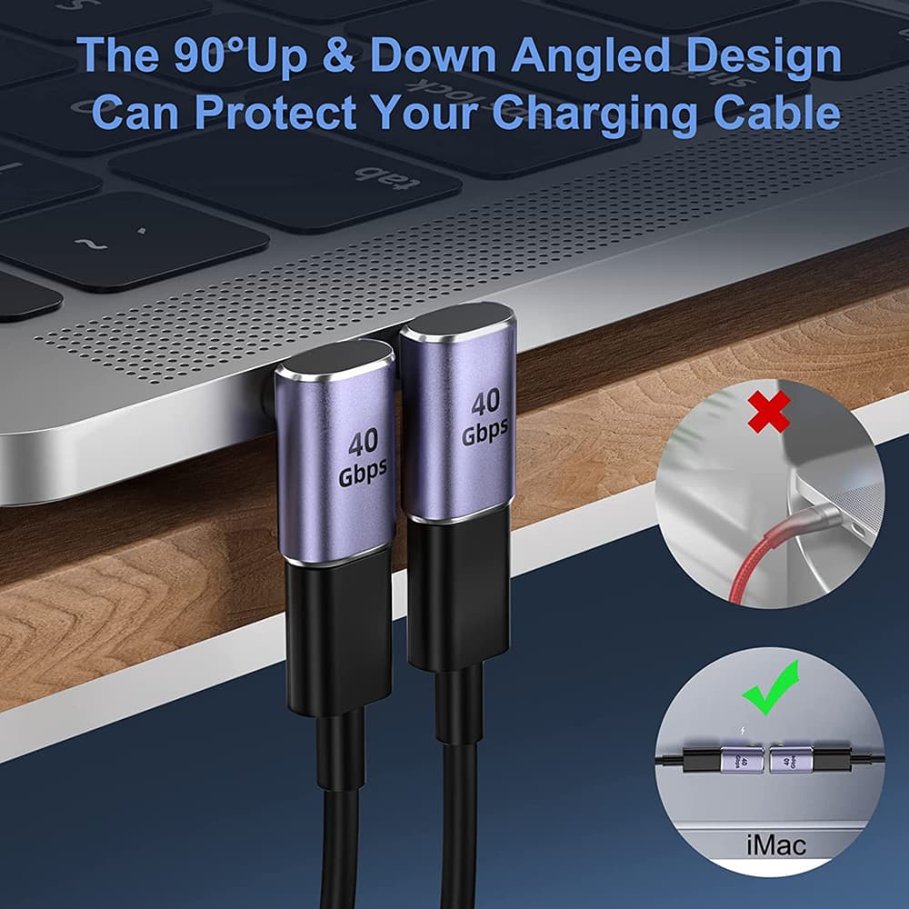 Techsuit Premium OTG Adaptér TitanCoreX (A12) Type-C na Type-C 40Gbps 3A Podpora Rychlého Nabíjení Šedý - náhled 2