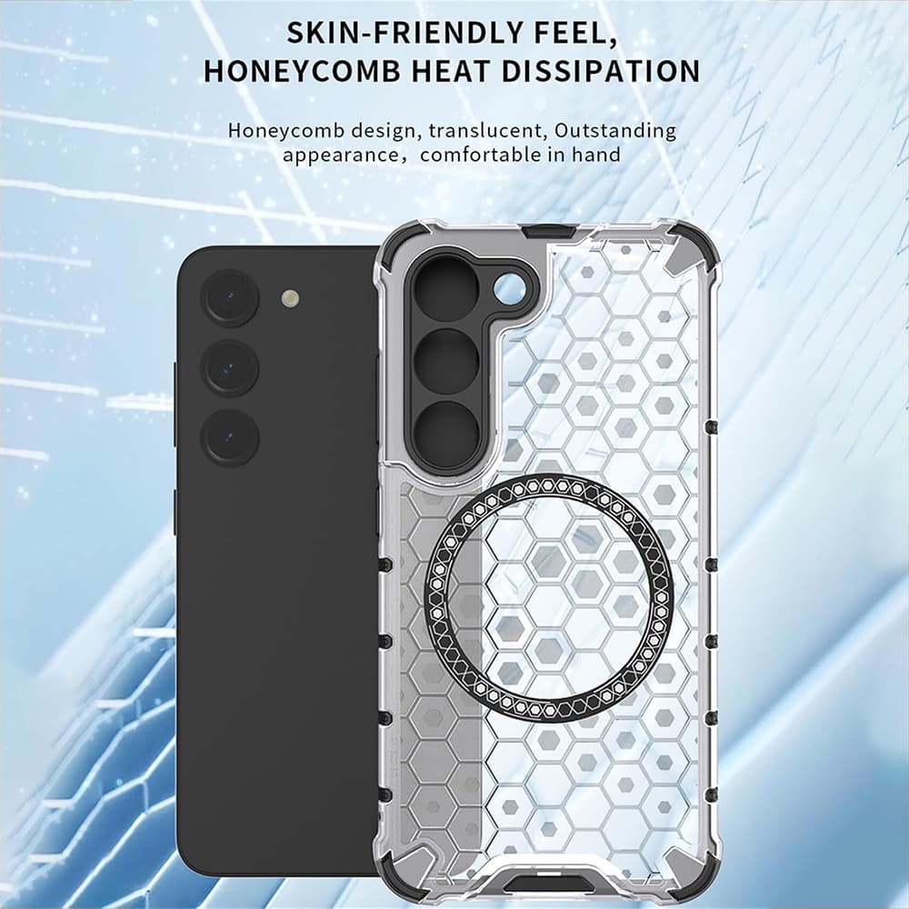 Techsuit HoneyComb Shield MagSafe pro Xiaomi Redmi Note 14S bílý - náhled 2