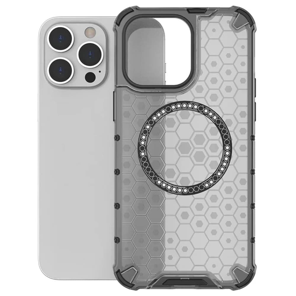 Techsuit HoneyComb Shield MagSafe pro iPhone 14 Pro černý - náhled 2