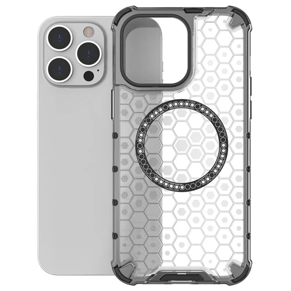 Techsuit HoneyComb Shield MagSafe pro iPhone 14 Pro bílý - náhled 2