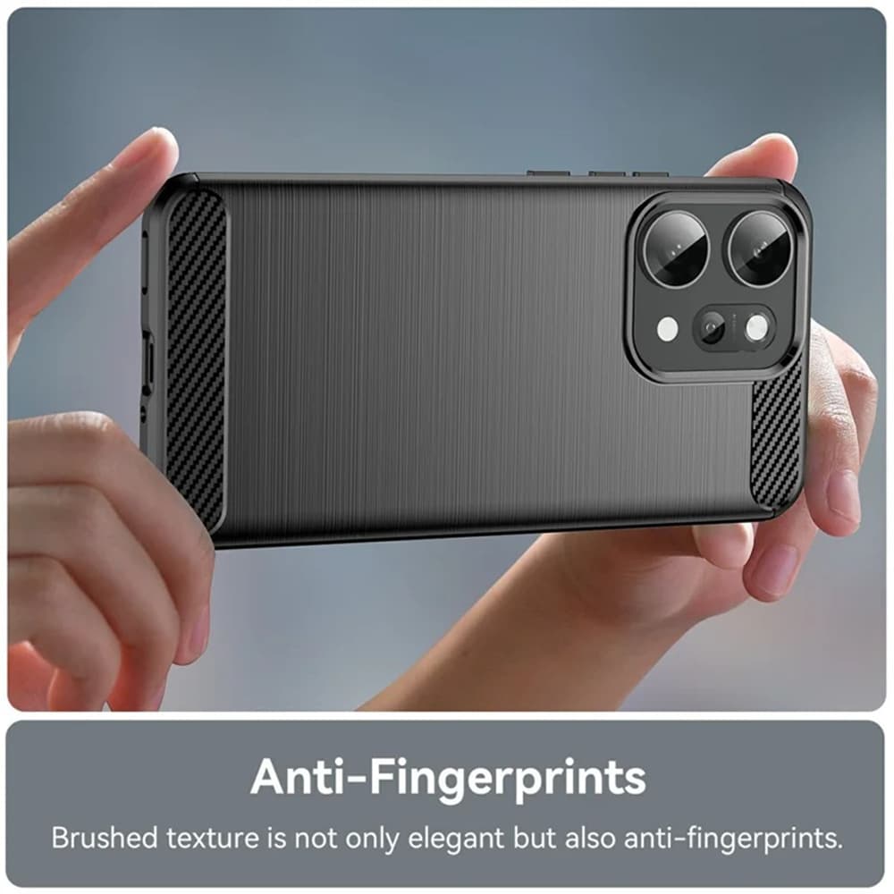 Techsuit Carbon Silicone pro Oppo Reno14 Pro černá - náhled 2
