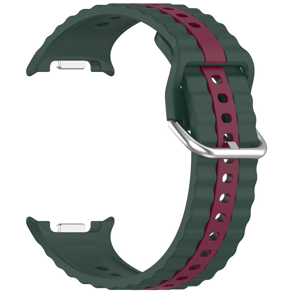 Techsuit - řemínek k hodinkám (W078) - Samsung Galaxy Watch8 40mm/Watch8 44mm/Watch8 Classic - Midnight Emerald - náhled 2
