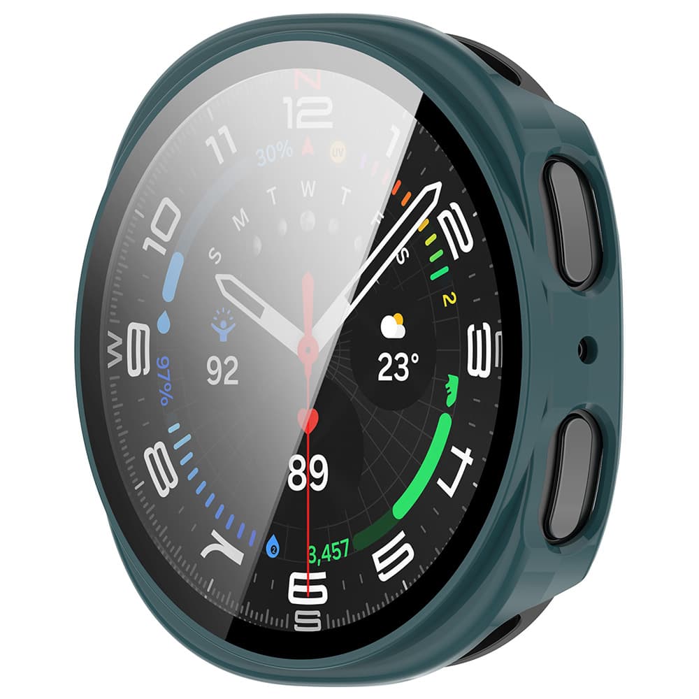 Techsuit Defense360 Pro + Ochranná fólie Samsung Galaxy Watch8 44mm tmavý tyrkys - náhled 2