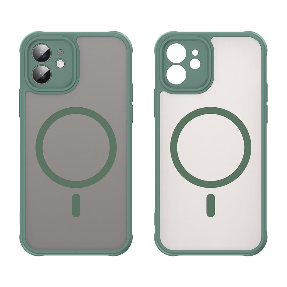 Techsuit HaloFrost II MagSafe pro iPhone 12 zelený - náhled 2