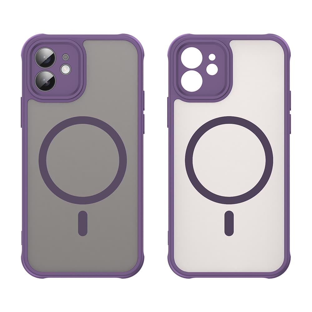 Techsuit HaloFrost II MagSafe pro iPhone 12 fialová - náhled 2