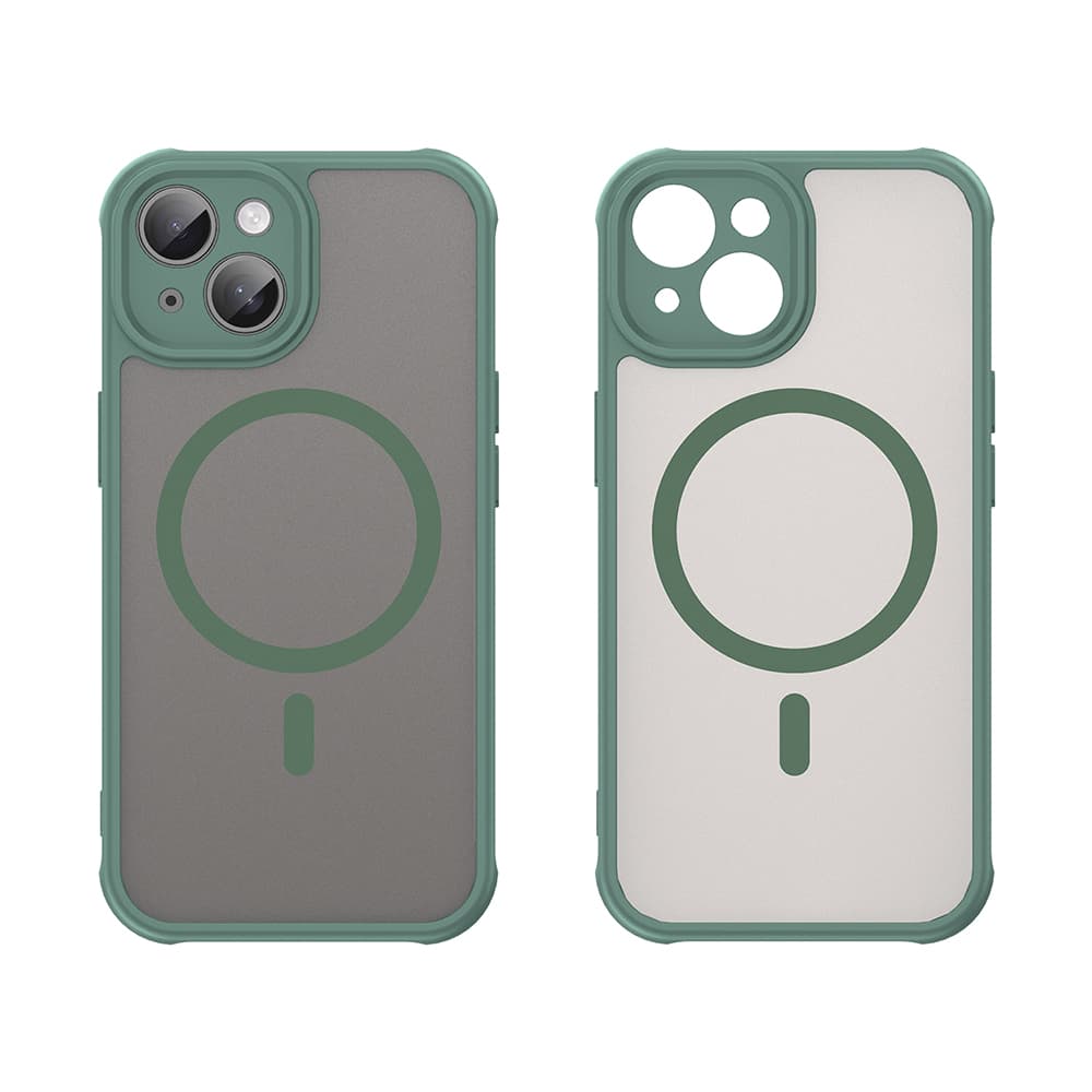 Techsuit HaloFrost II MagSafe pro iPhone 15 Plus zelená - náhled 2