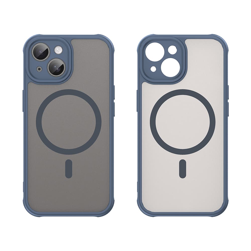 Techsuit HaloFrost II MagSafe pro iPhone 15 Plus námořnická modrá - náhled 2