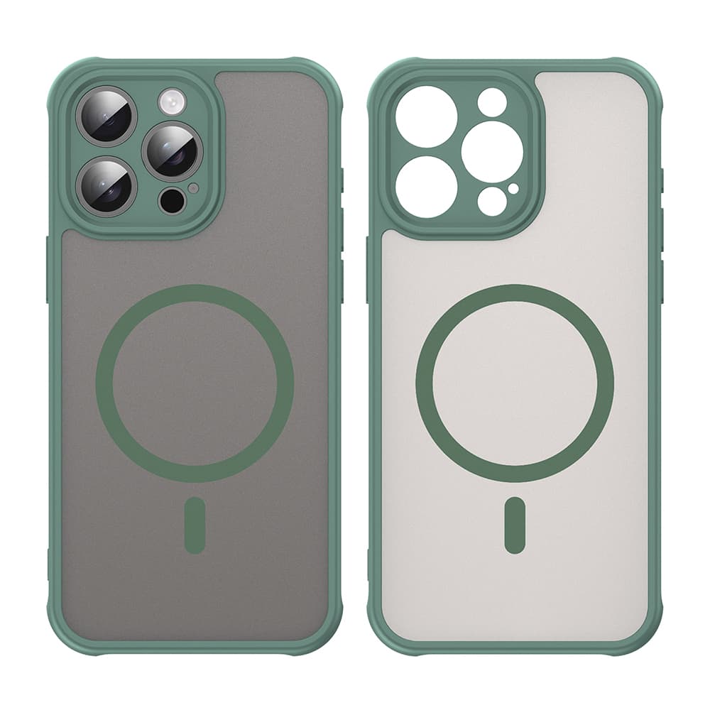Techsuit HaloFrost II MagSafe pro iPhone 15 Pro Max zelená - náhled 2