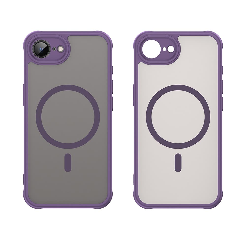 Techsuit HaloFrost II MagSafe pro iPhone 16e fialová - náhled 2