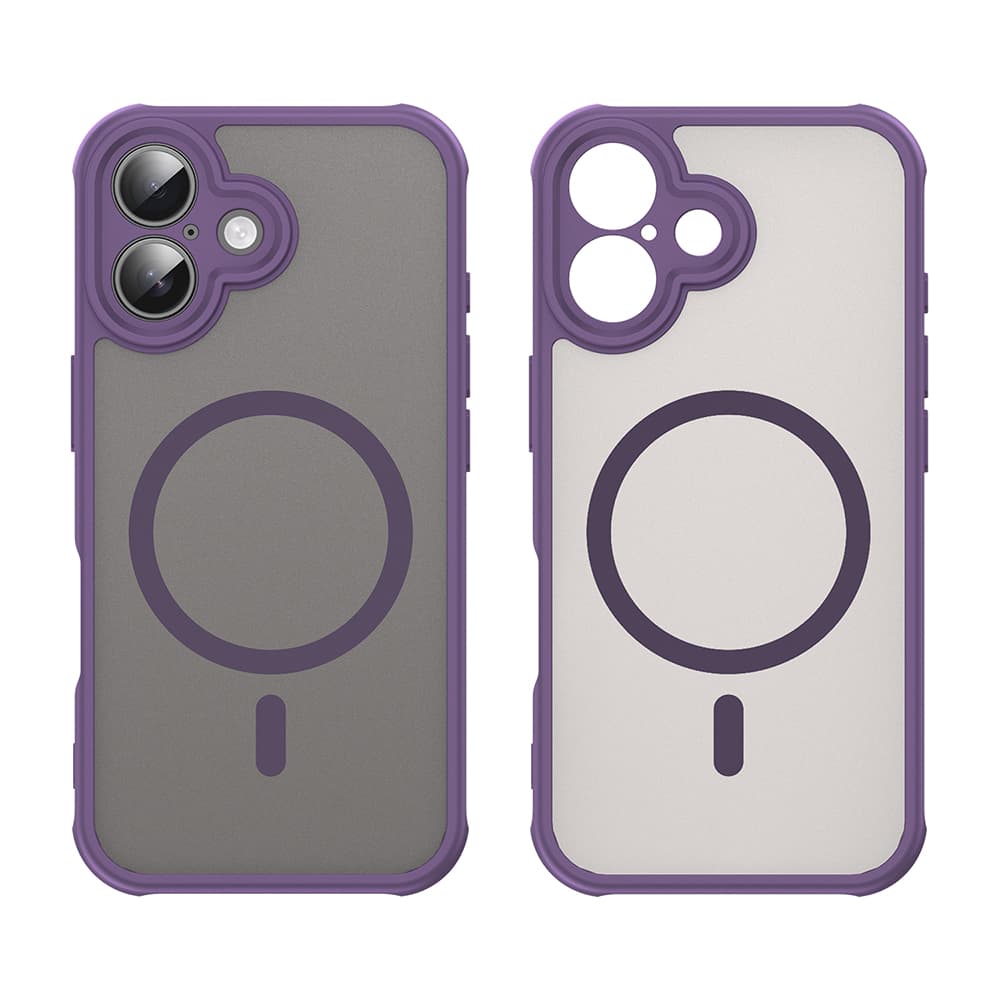 Techsuit HaloFrost II MagSafe pro iPhone 16 Plus fialová - náhled 2
