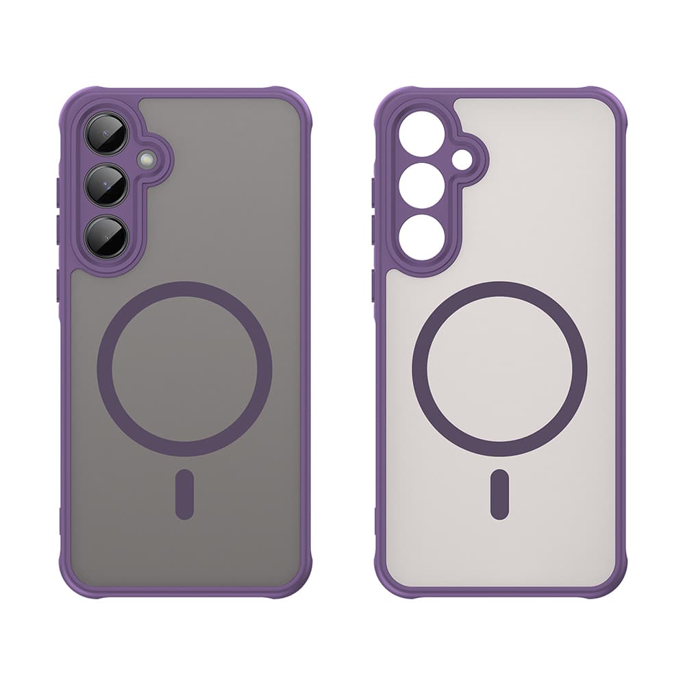 Techsuit HaloFrost II MagSafe pro Samsung Galaxy A55 5G fialová - náhled 2