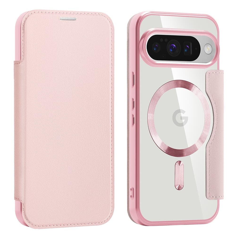 Pouzdro na knihu Techsuit SmartMag pro Google Pixel 10 10 Pro růžové - náhled 2