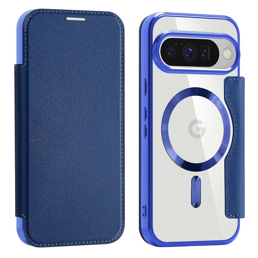Pouzdro na knihu Techsuit SmartMag pro Google Pixel 10 / 10 Pro modré - náhled 2