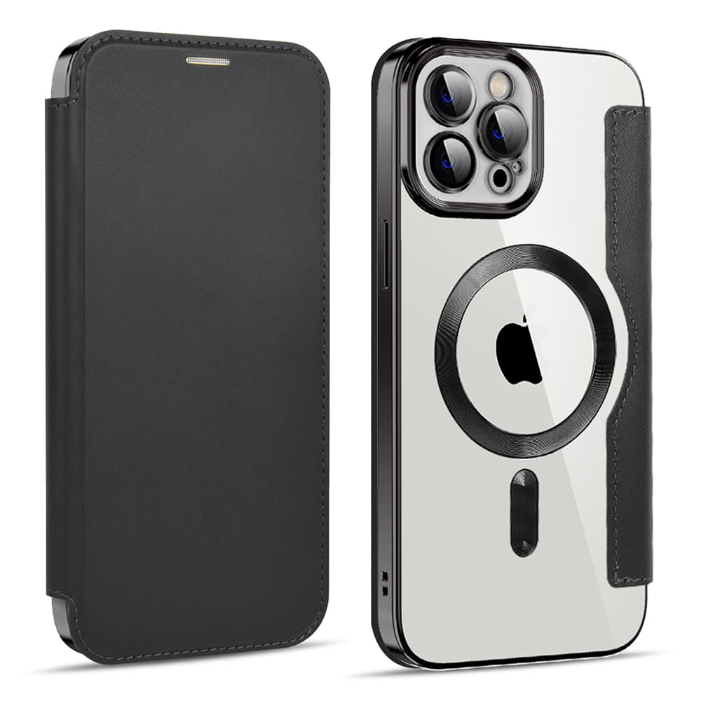 Pouzdro na knihu Techsuit SmartMag iPhone 11 Pro Max černé - náhled 2