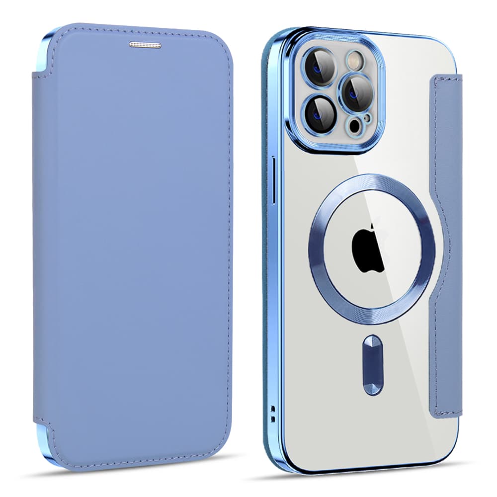 Techsuit SmartMag knížkové pouzdro iPhone 11 Pro Max světle modrá - náhled 2