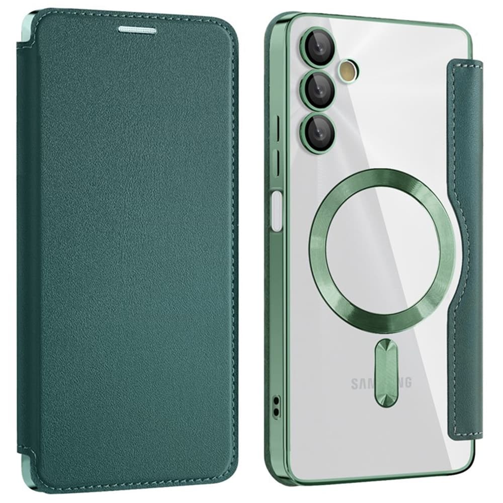 Pouzdro na knihu Techsuit SmartMag pro Samsung Galaxy A05s zelené - náhled 2