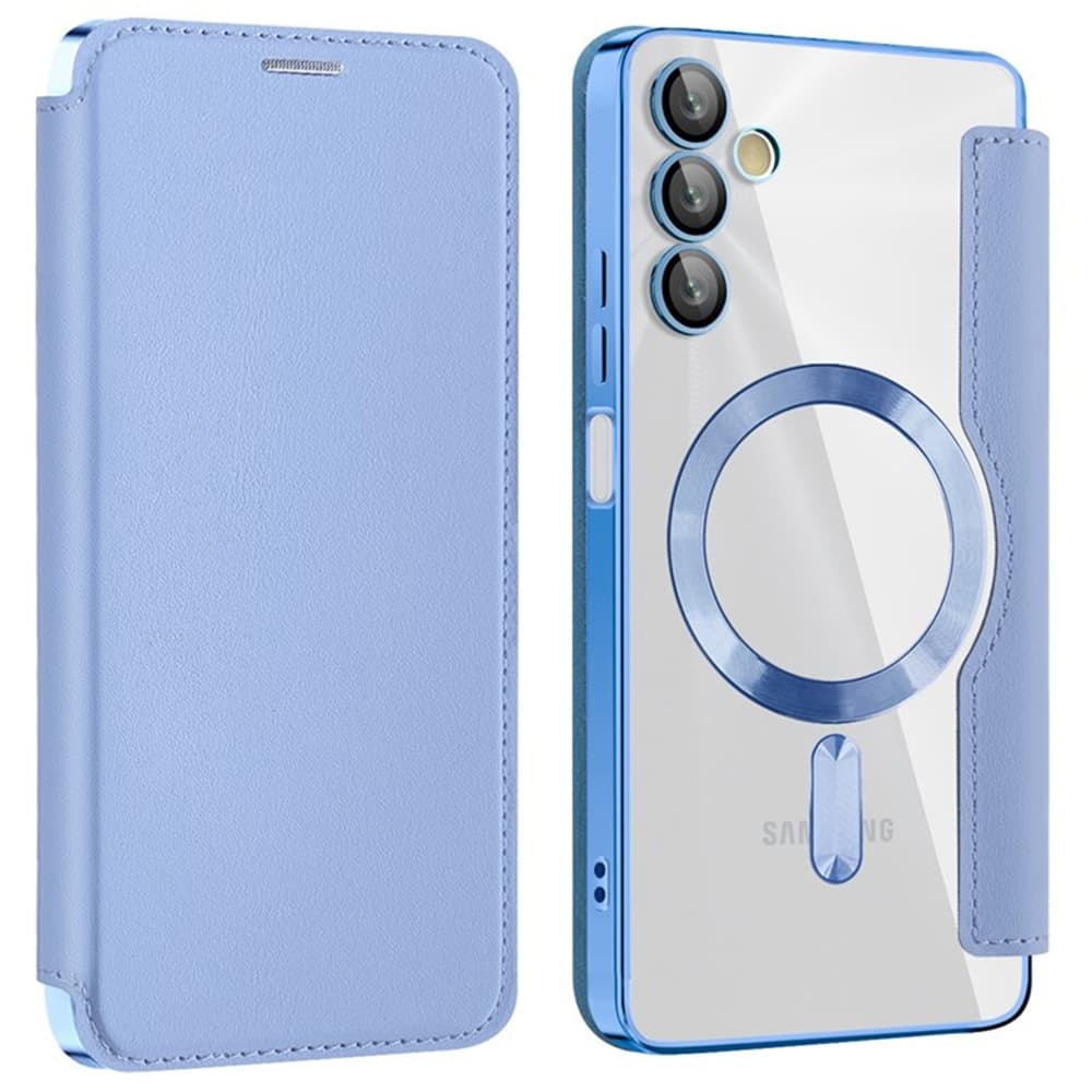 Pouzdro na knihu Techsuit SmartMag pro Samsung Galaxy A05s světle modré - náhled 2