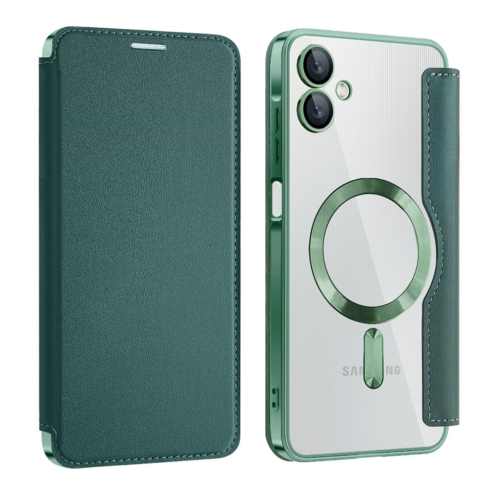 Pouzdro na knihu Techsuit SmartMag pro Samsung Galaxy A06 zelené - náhled 2