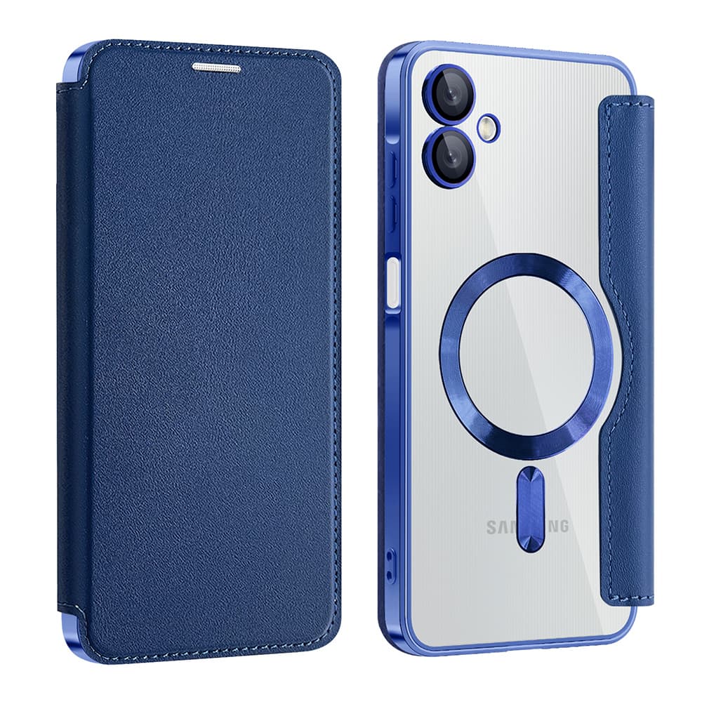 Pouzdro na knihu Techsuit SmartMag pro Samsung Galaxy A06 modré - náhled 2