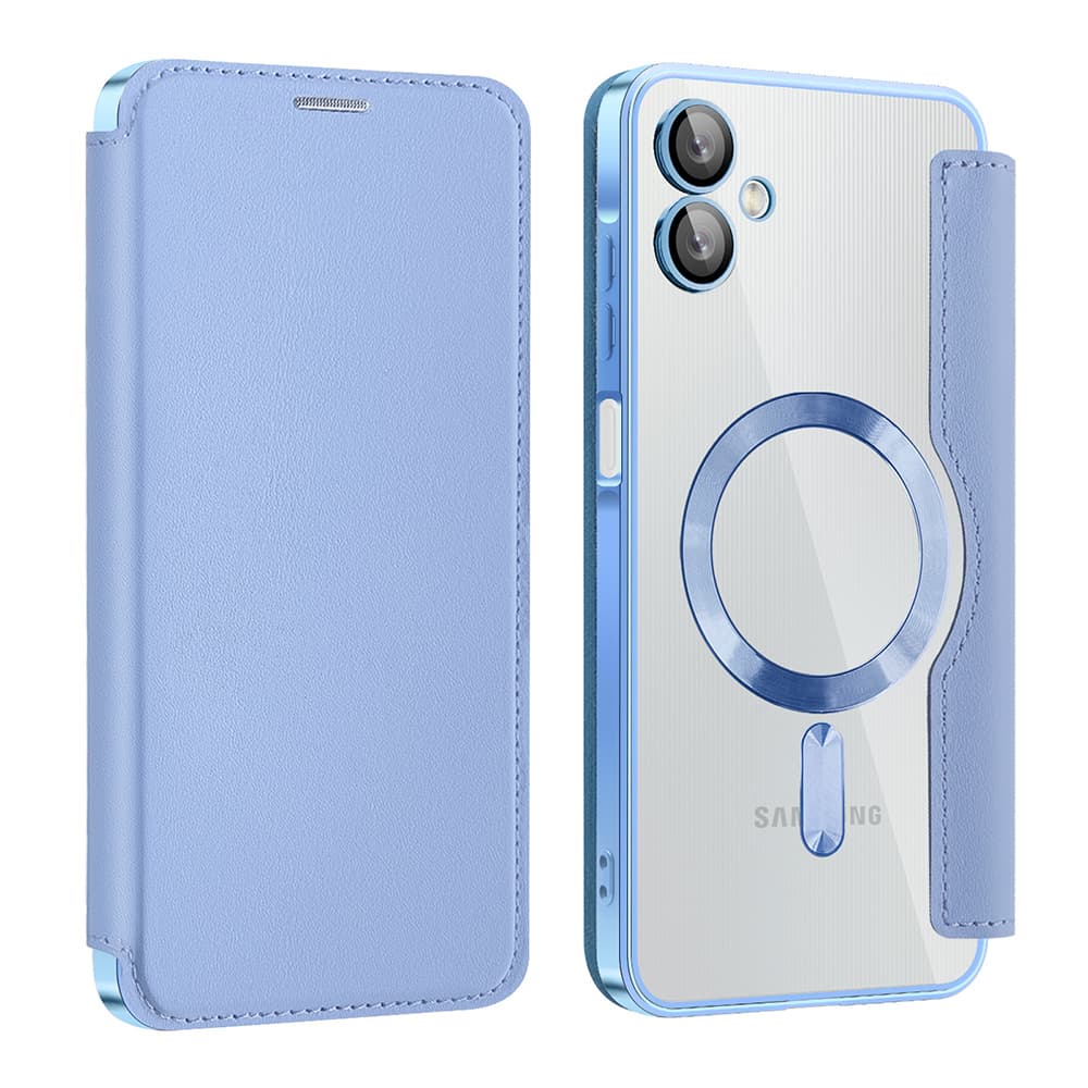 Pouzdro na knihu Techsuit SmartMag pro Samsung Galaxy A06 světle modré - náhled 2