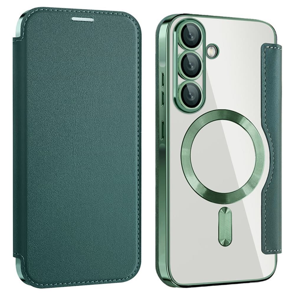 Pouzdro na knihu Techsuit SmartMag pro Samsung Galaxy A36 5G zelené - náhled 2