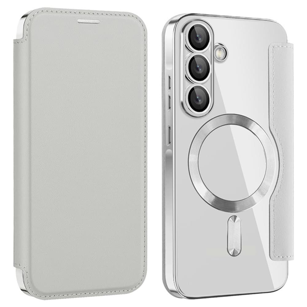 Pouzdro na knihu Techsuit SmartMag pro Samsung Galaxy A36 5G šedé - náhled 2