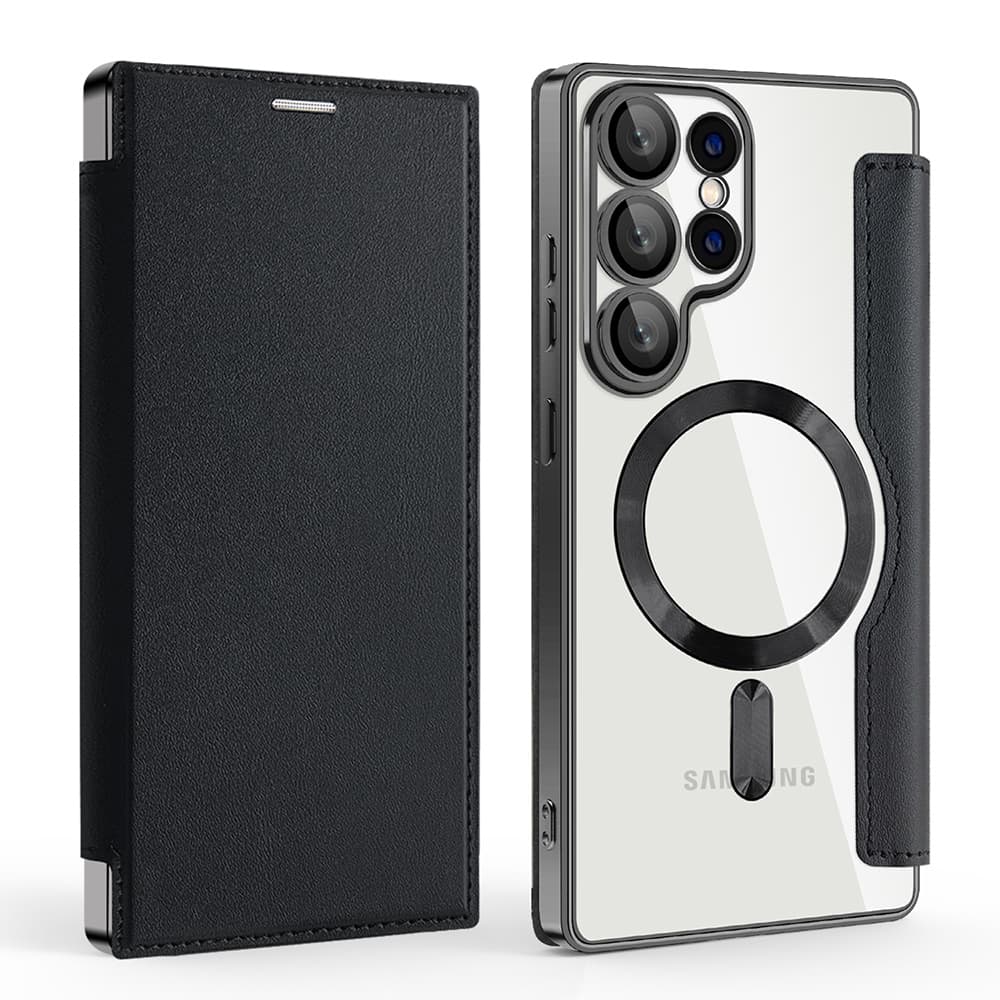 Pouzdro na knihu Techsuit SmartMag pro Samsung Galaxy S25 Ultra černé - náhled 2