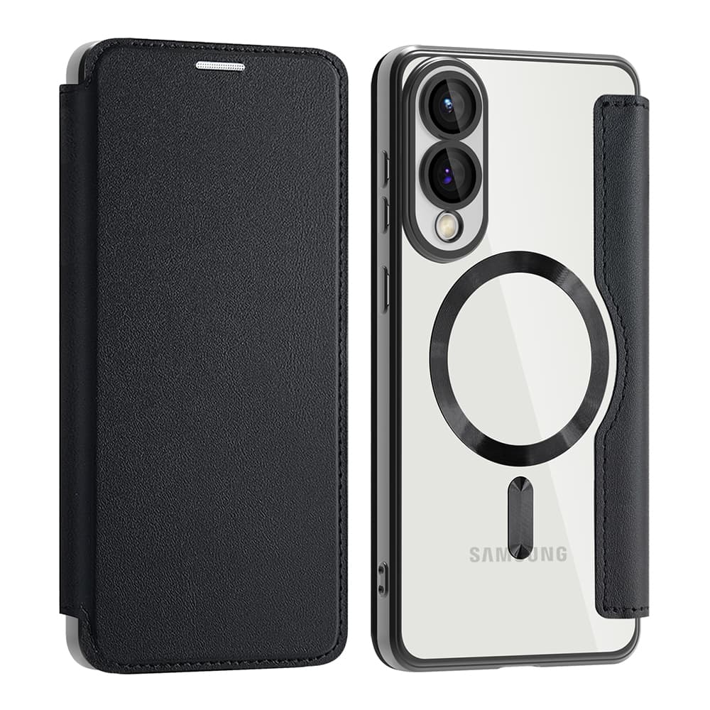 Pouzdro na knihu Techsuit SmartMag pro Samsung Galaxy S25 Edge černé - náhled 2