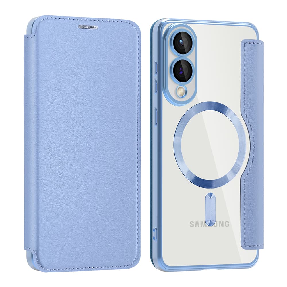 Pouzdro na knihu Techsuit SmartMag pro Samsung Galaxy S25 Edge světle modré - náhled 2
