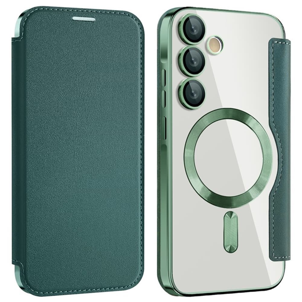 Pouzdro na knihu Techsuit SmartMag pro Samsung Galaxy A35 5G zelené - náhled 2