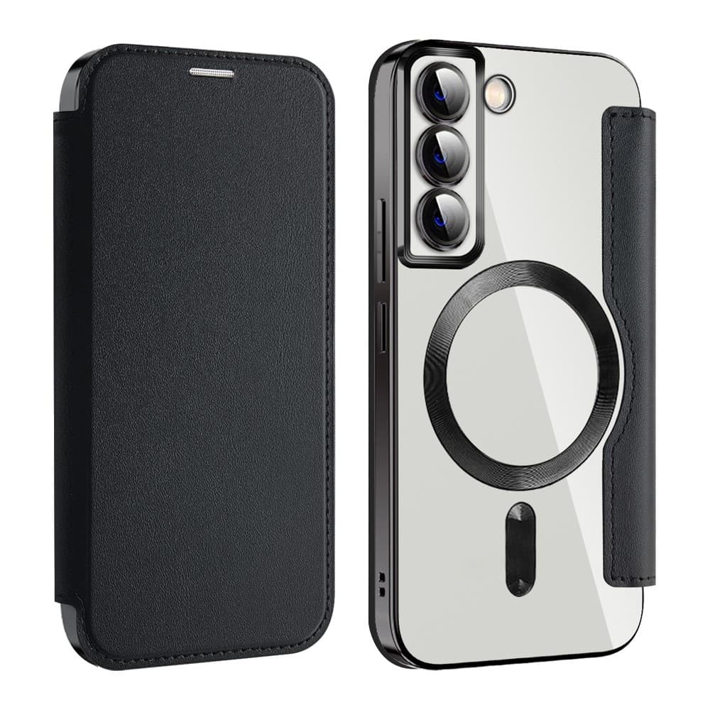 Pouzdro na knihu Techsuit SmartMag pro Samsung Galaxy S22 5G černé - náhled 2