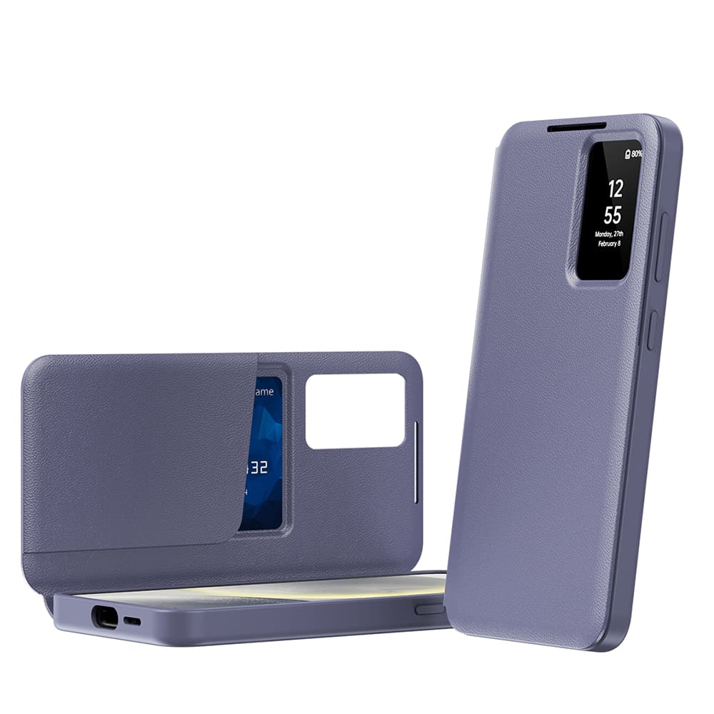 Techsuit SmartView Series Samsung Galaxy A56 5G fialový - náhled 2