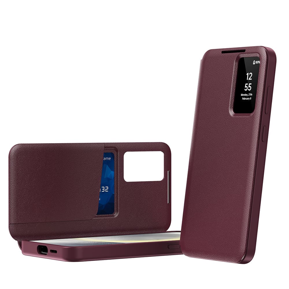 Techsuit SmartView Series pro Samsung Galaxy A56 5G červený - náhled 2