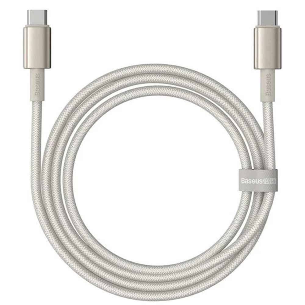 Baseus Data Cable Tungsten Gold Type-C na Type-C Super Fast Charge 100W 480Mbps 1m zlatá - náhled 2