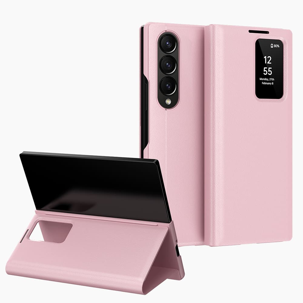 Techsuit SmartView Series pro Samsung Galaxy Z Fold3 5G růžová - náhled 2