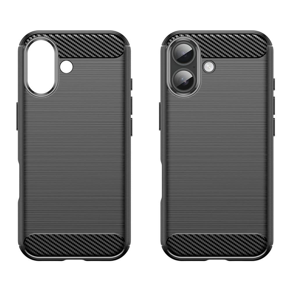 Techsuit Carbon Silicone pro iPhone 17 černý - náhled 2