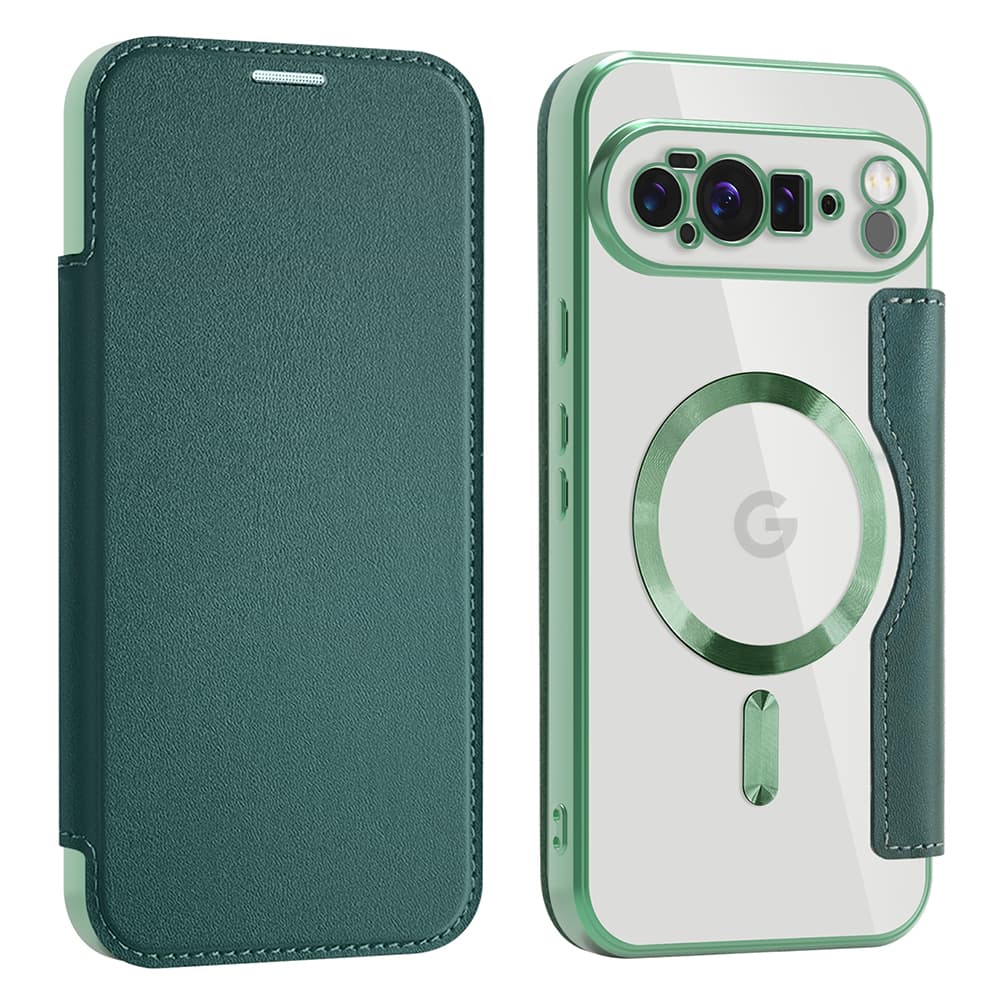 Pouzdro na knihu Techsuit SmartMag pro Google Pixel 10 Pro XL zelené - náhled 2