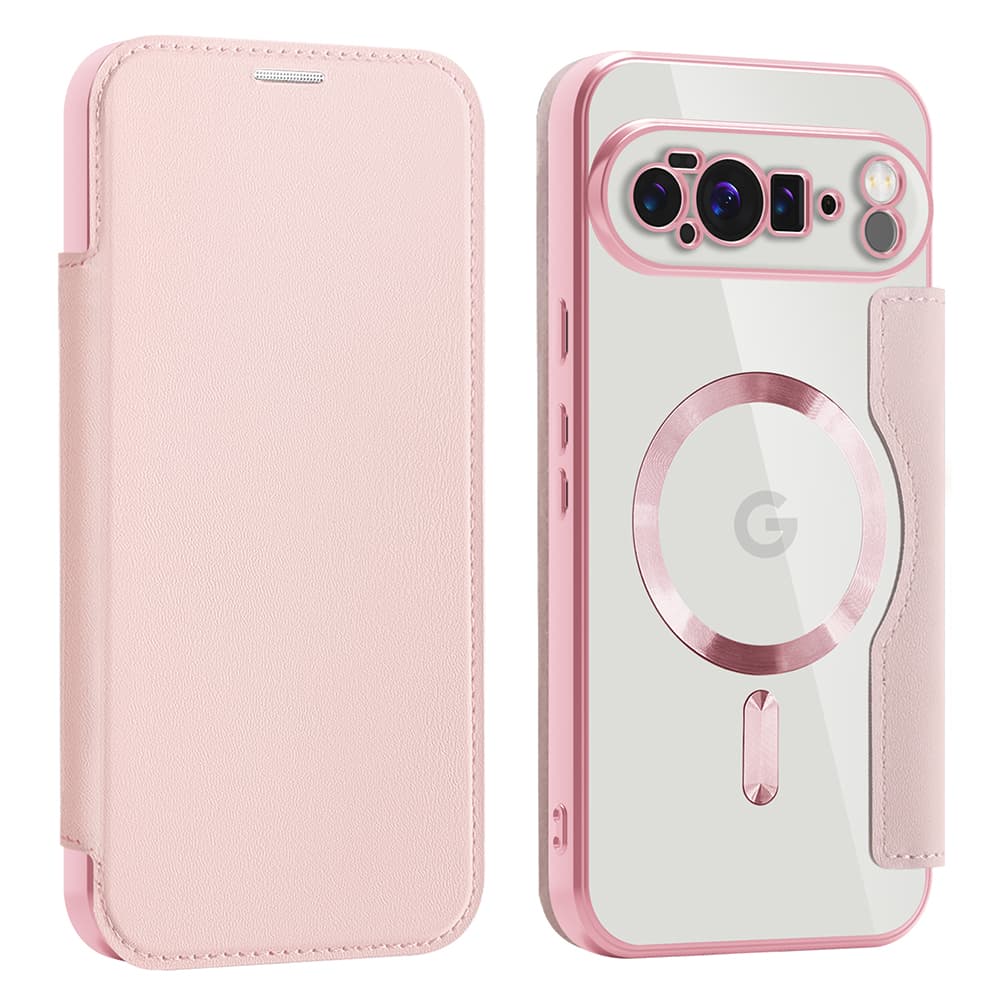 Pouzdro na knihu Techsuit SmartMag Google Pixel 10 Pro XL růžové - náhled 2