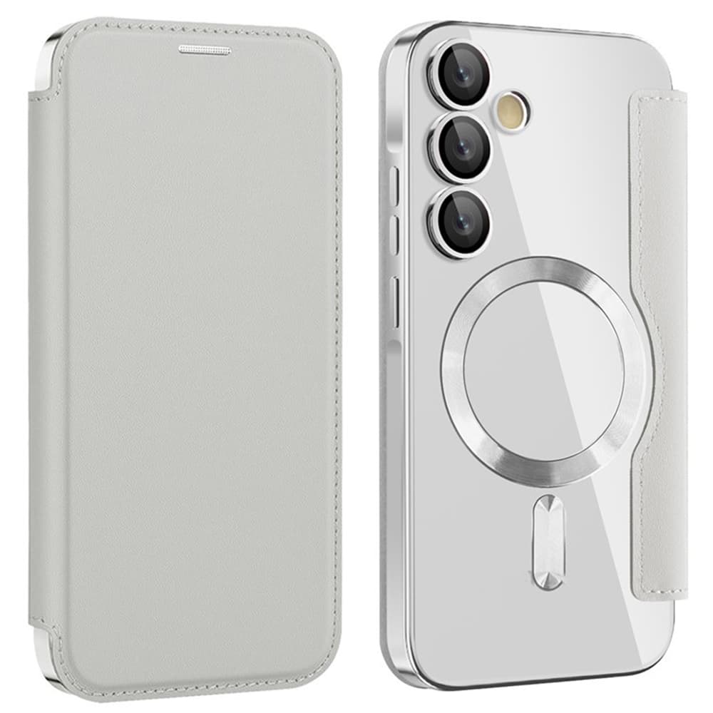 Pouzdro na knihu Techsuit SmartMag pro Samsung Galaxy A55 5G šedé - náhled 2
