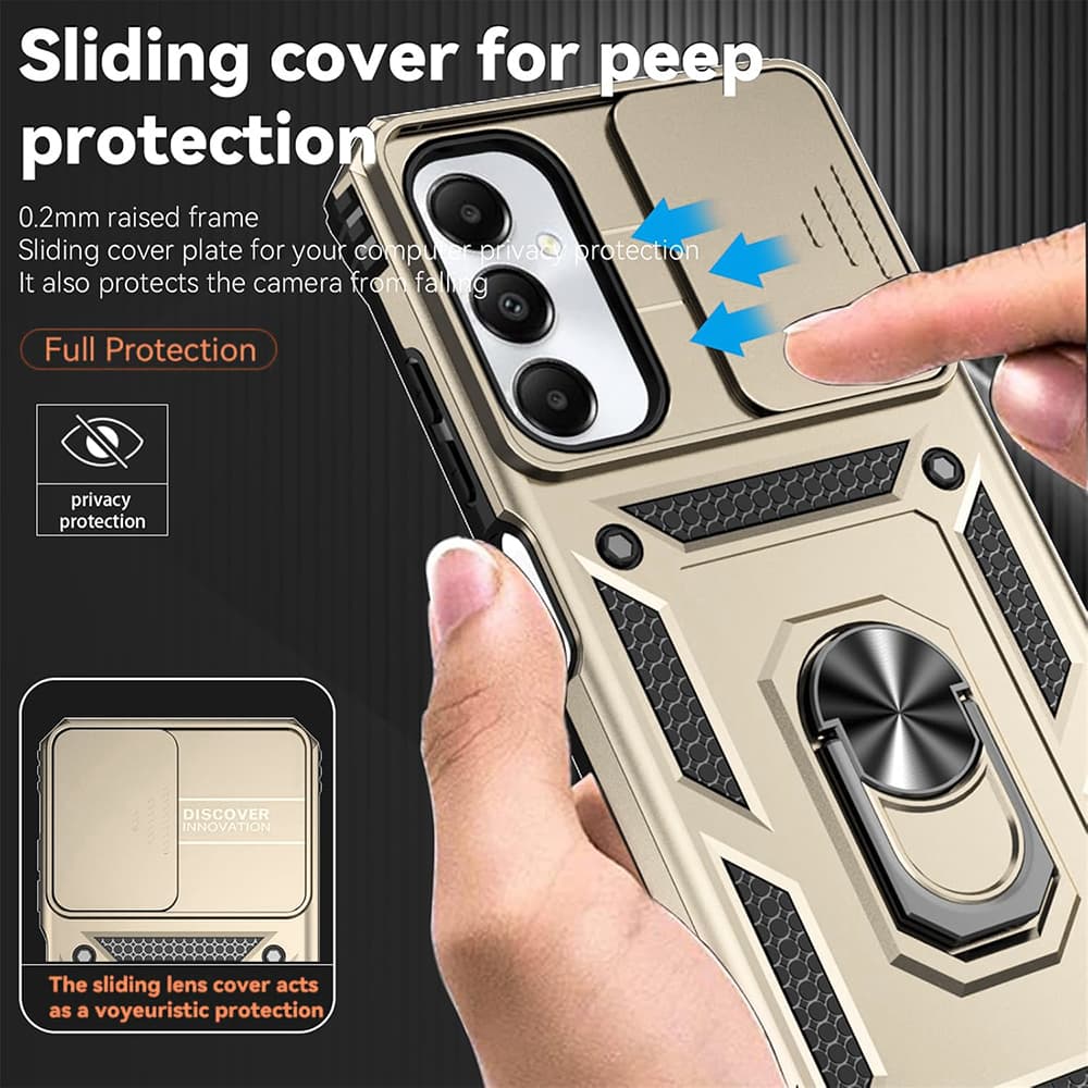 Pouzdro Techsuit CamShield Series Honor 400 růžově zlaté - náhled 2