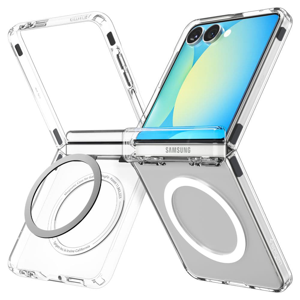 Spigen Ultra Hybrid Pro MagSafe Samsung Galaxy Z Flip7 Průhledný - náhled 2