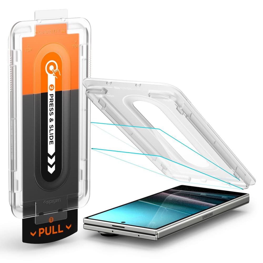Spigen Glas.tR EZ-FIT Pro HD (2 balení) Samsung Galaxy Z Fold7 průhledný - náhled 2