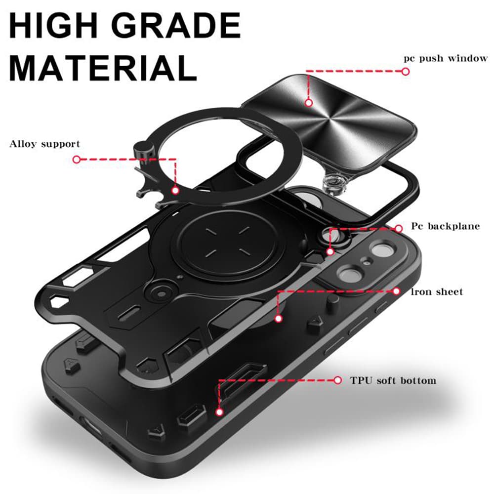 Techsuit CamGuard Pro pro iPhone 17 Pro modrý - náhled 2