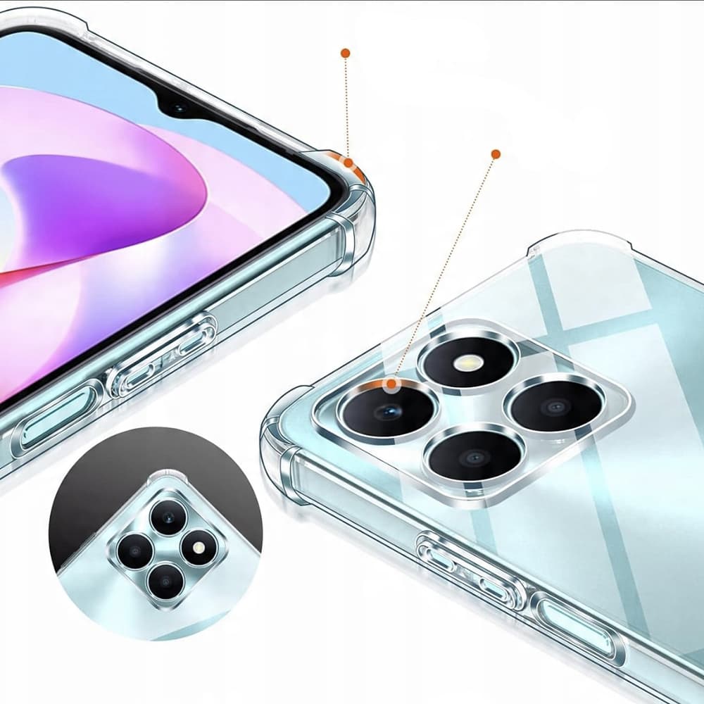 Techsuit Shockproof průhledný silikon Honor X6c průhledný - náhled 2