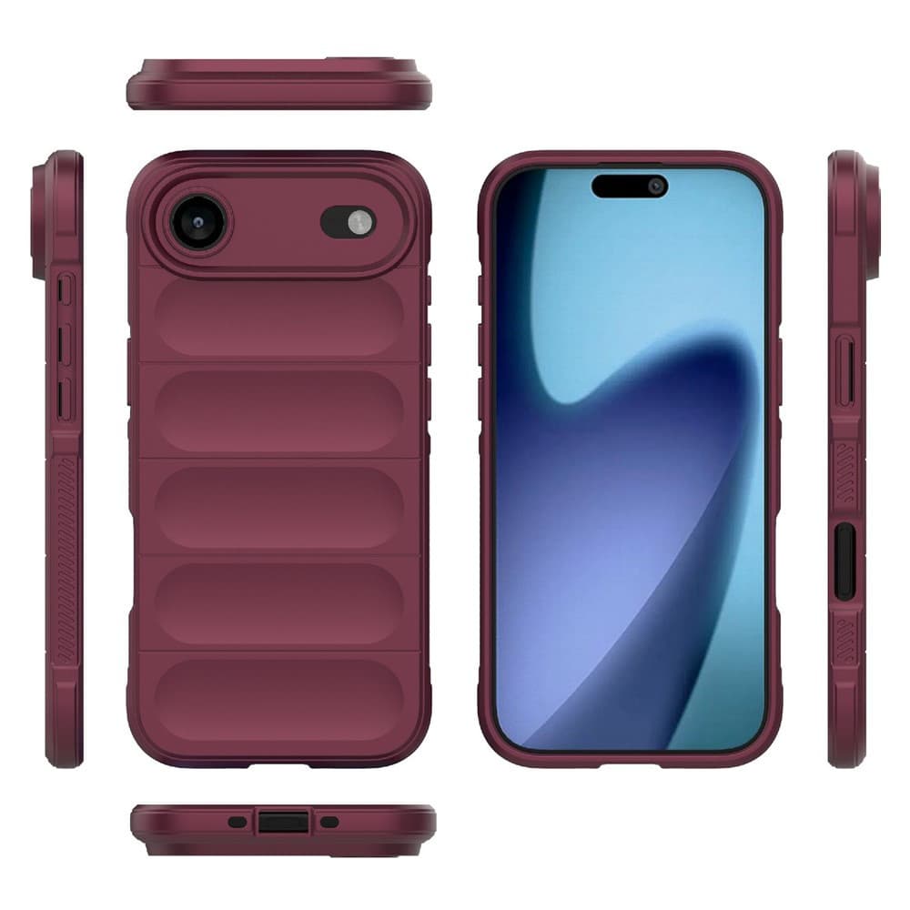 Techsuit Magic Shield pro iPhone 17 Air v barvě bordeaux - náhled 2