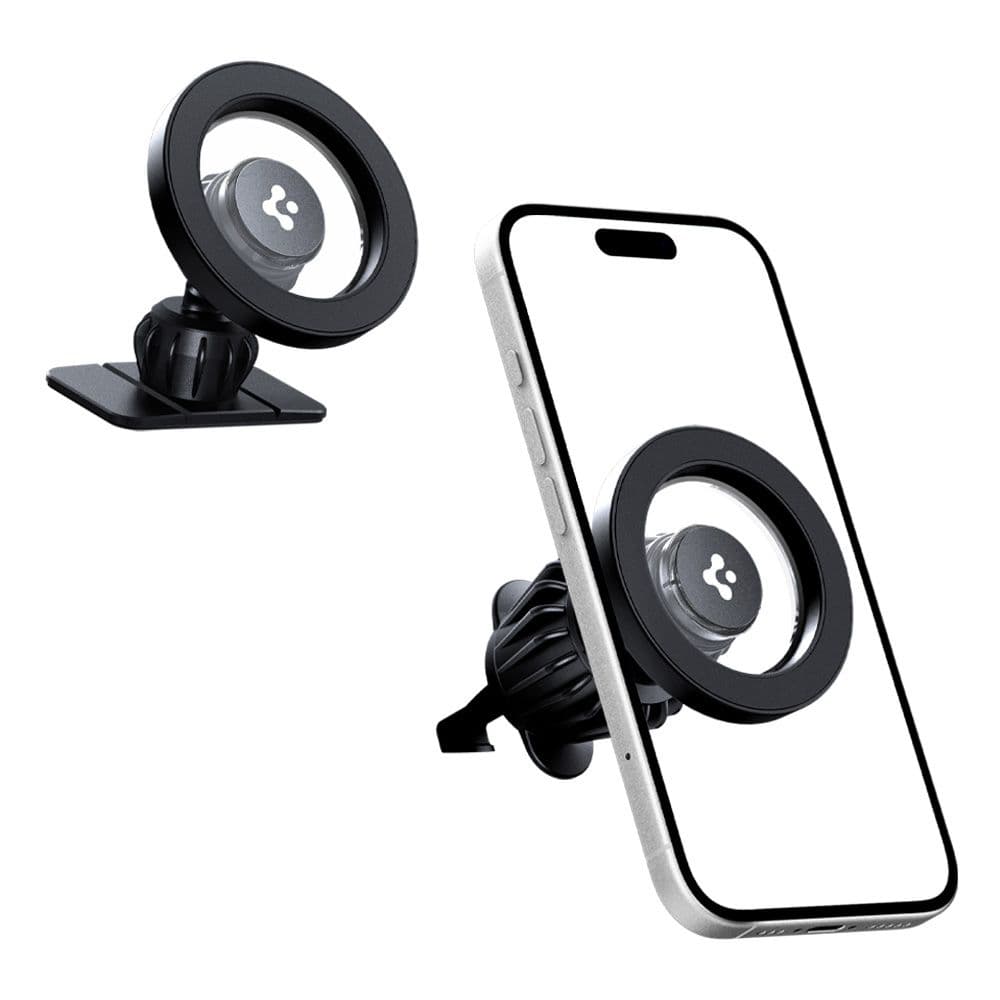 Spigen Car Holder MFT13 MagSafe na palubní desku a ventilaci černý - náhled 2