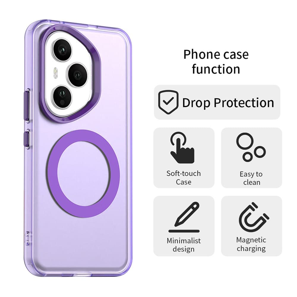Techsuit CandyCase MagSafe pro Honor 400 Pro fialová - náhled 2