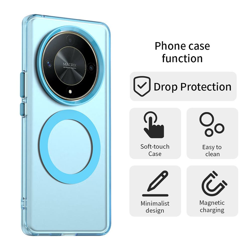 Techsuit CandyCase MagSafe pro Honor Magic6 Lite modrá - náhled 2
